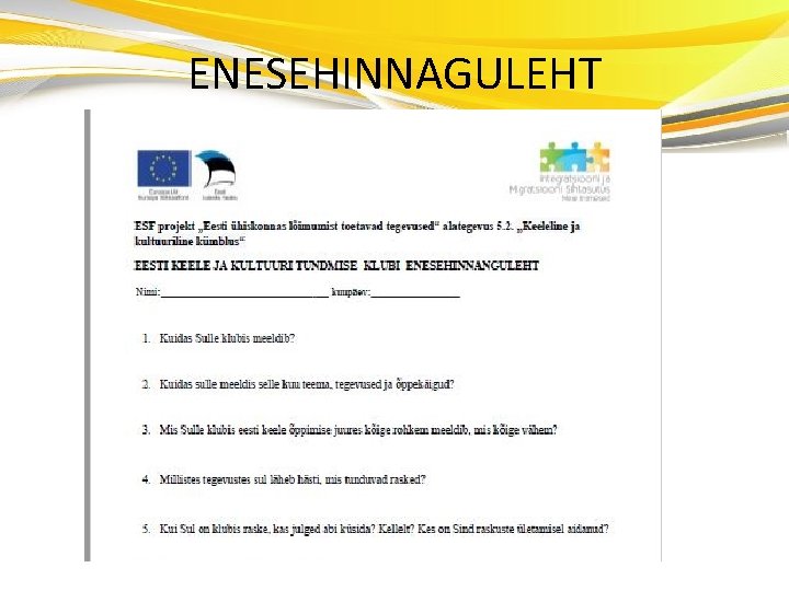 ENESEHINNAGULEHT 