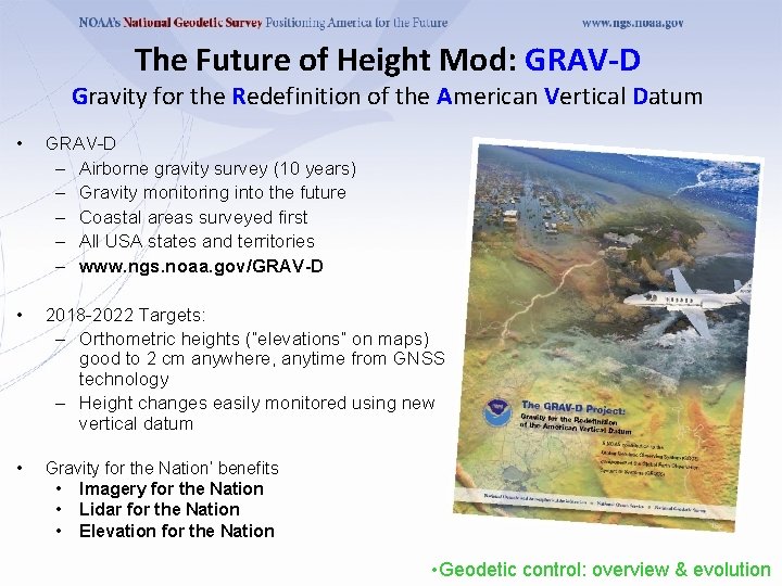 The Future of Height Mod: GRAV-D Gravity for the Redefinition of the American Vertical