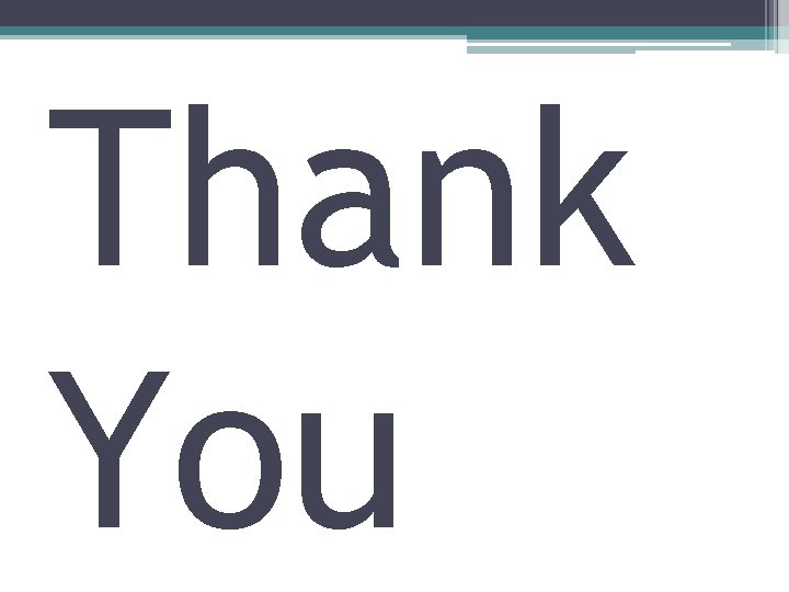 Thank You Thank You