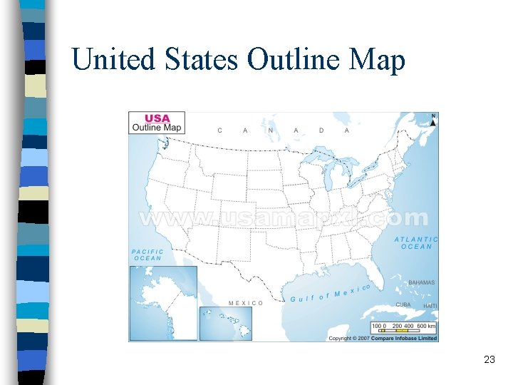 United States Outline Map 23 