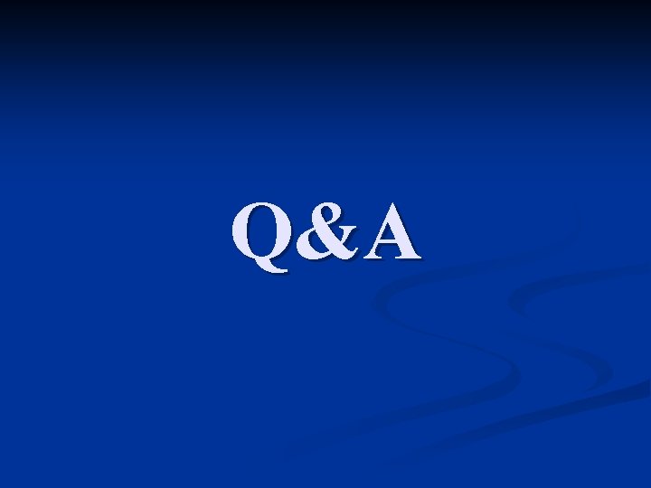 Q&A 