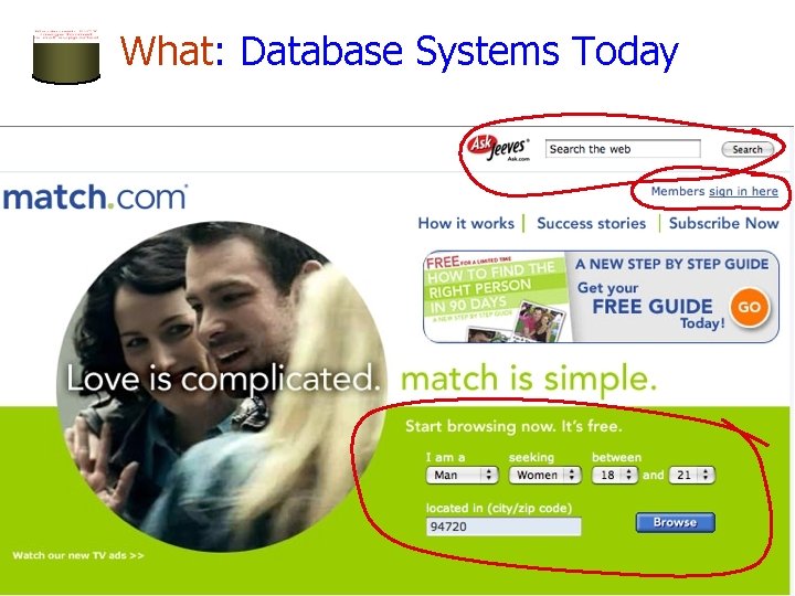 What: Database Systems Today 