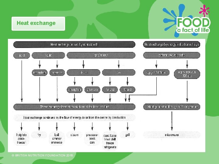 Heat exchange © BRITISH NUTRITION FOUNDATION 2016 