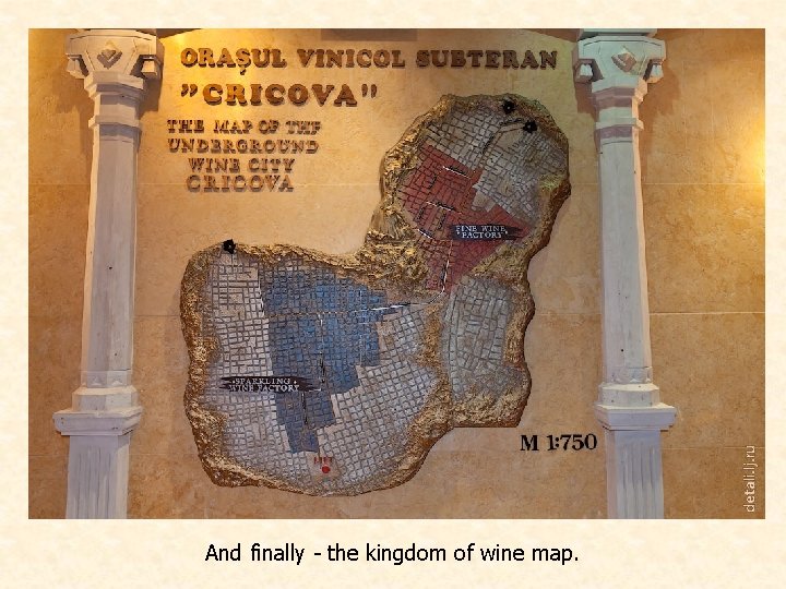 And finally - the kingdom of wine map. 