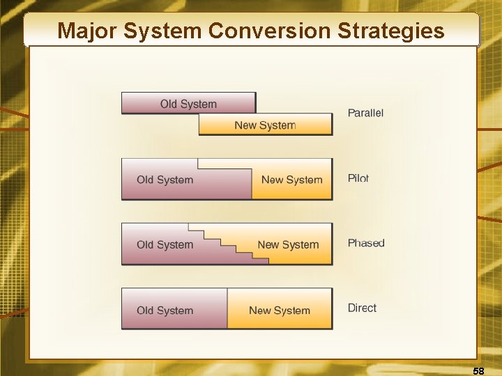 Major System Conversion Strategies 58 