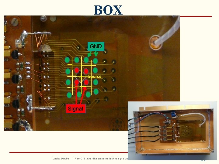 BOX Text GND Signal Lucia Bortko | Fan-Out under the pressure technology study |