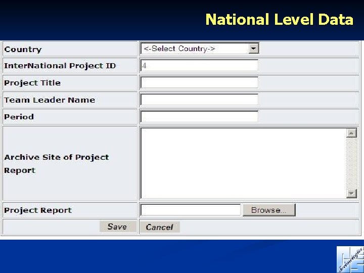 National Level Data 