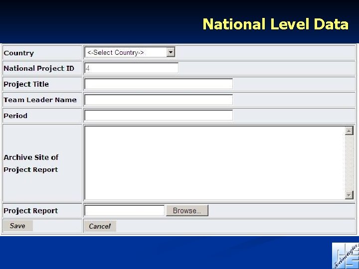 National Level Data 