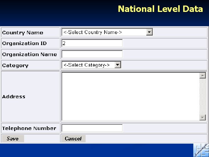National Level Data 