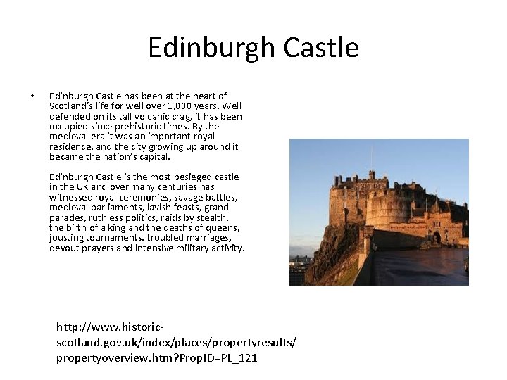 Edinburgh Castle • Edinburgh Castle has been at the heart of Scotland’s life for