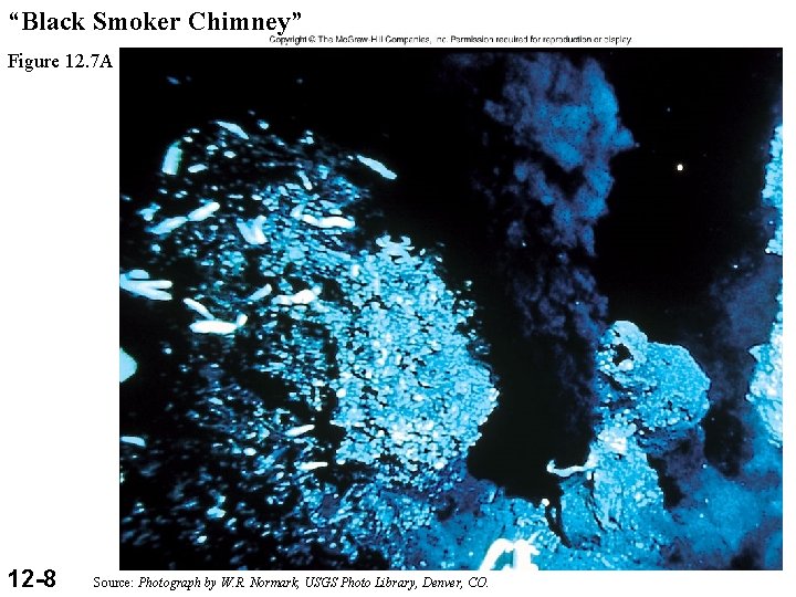 “Black Smoker Chimney” Figure 12. 7 A 12 -8 Source: Photograph by W. R.