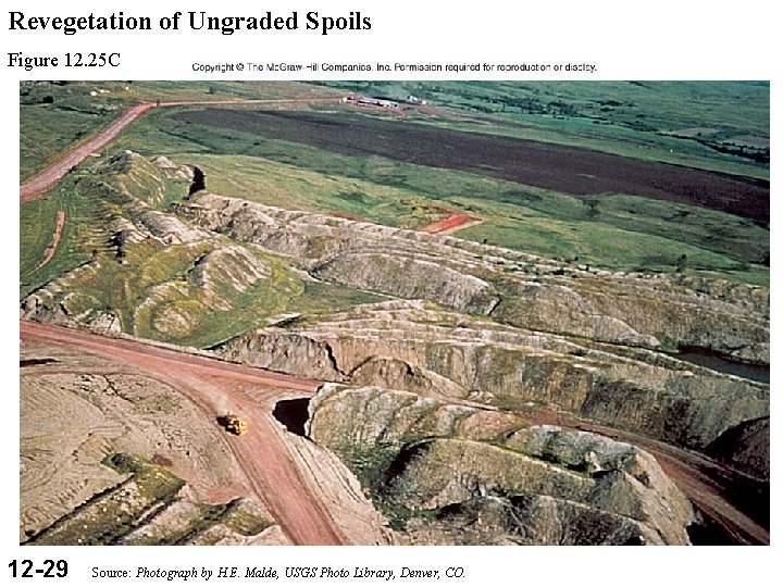 Revegetation of Ungraded Spoils Figure 12. 25 C 12 -29 Source: Photograph by H.