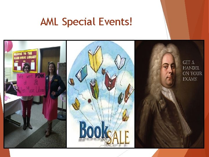 AML Special Events! 