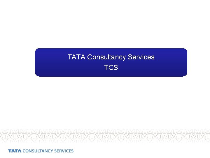 TATA Consultancy Services TCS 