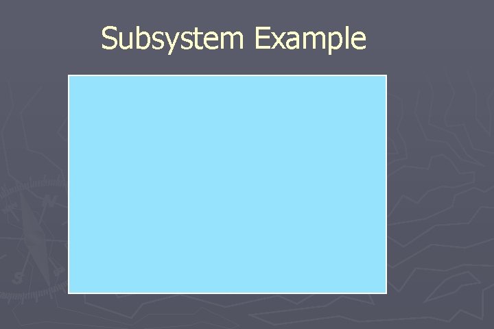 Subsystem Example 