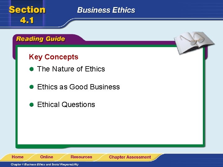 Key Concepts The Nature of Ethics as Good Business Ethical Questions 