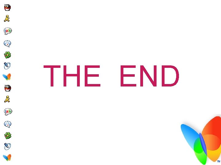 THE END THE END