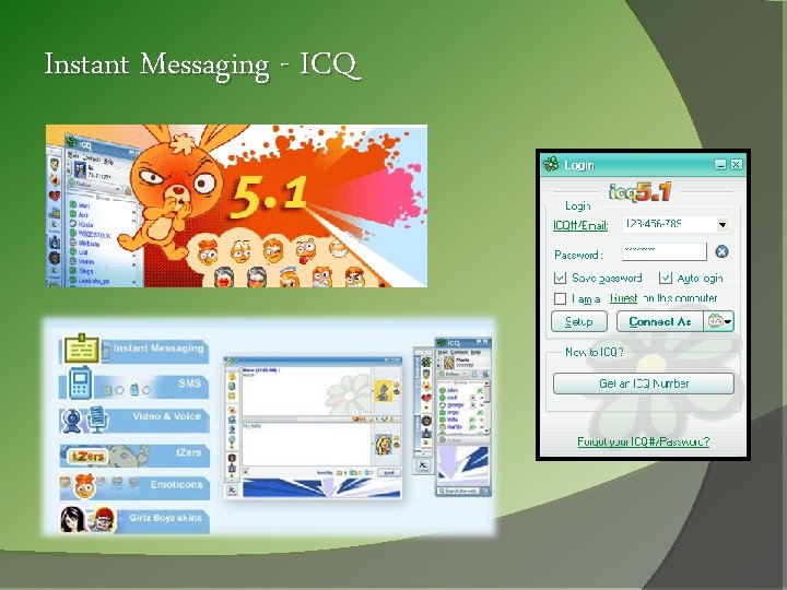 Instant Messaging - ICQ Instant Messaging - ICQ