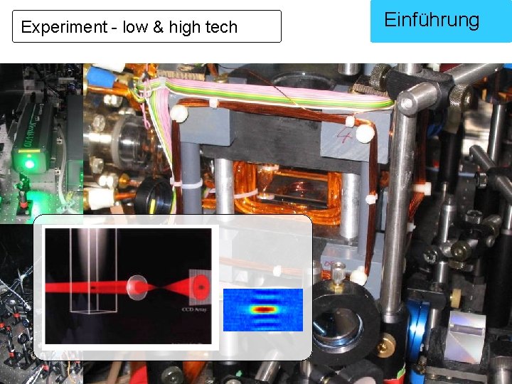 Experiment - low & high tech µ Einführung 