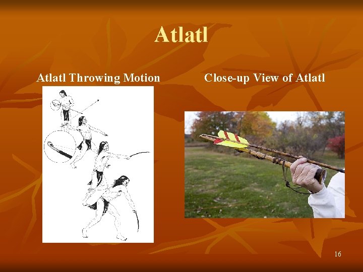 Atlatl Throwing Motion Close-up View of Atlatl 16 