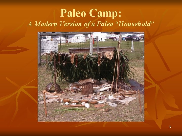 Paleo Camp: A Modern Version of a Paleo “Household” 9 