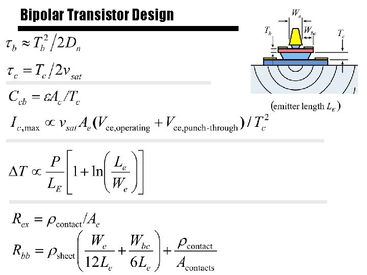 Bipolar Transistor Design 