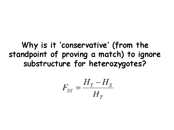 Why is it ‘conservative’ (from the standpoint of proving a match) to ignore substructure