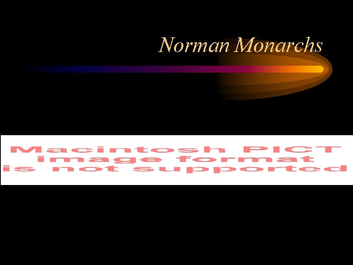 Norman Monarchs 