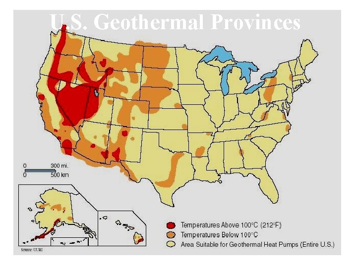 U. S. Geothermal Provinces 