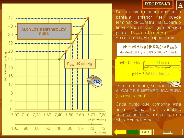 REGRESAR De la misma manera que en la pantalla anterior se puede terminar de