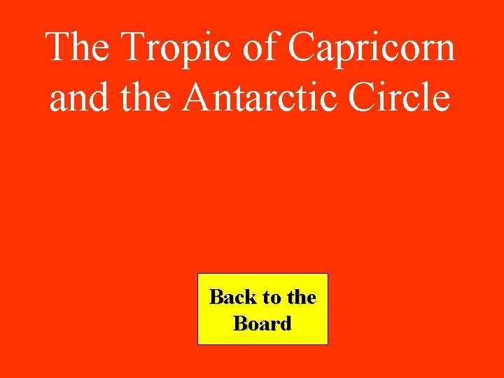 The Tropic of Capricorn and the Antarctic Circle Back to the Board 