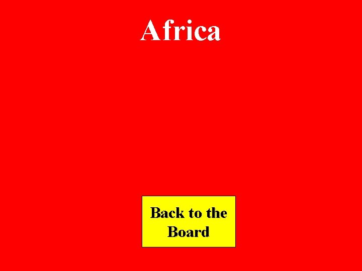 Africa Back to the Board 