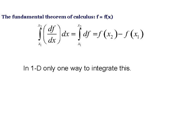 The Fundamental Theorem Of Calculus F Fx In
