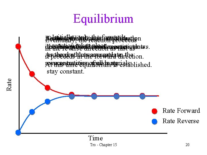 Equilibrium Rate Initially, theisforward Because As Once theequilibrium forward theonly reactant reaction established, concentration