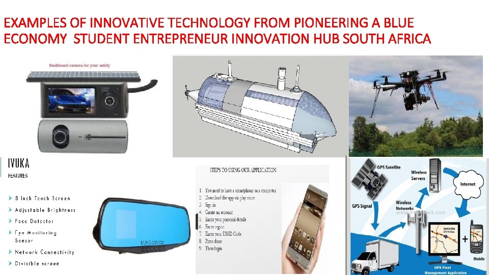 EXAMPLES OF INNOVATIVE TECHNOLOGY FROM PIONEERING A BLUE ECONOMY STUDENT ENTREPRENEUR INNOVATION HUB SOUTH