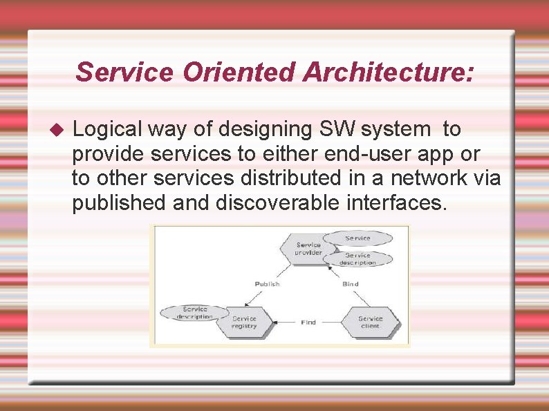 Service Oriented Architecture SOAP Robin John Service Oriented