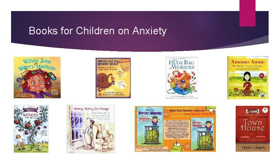 Books for Children on Anxiety 