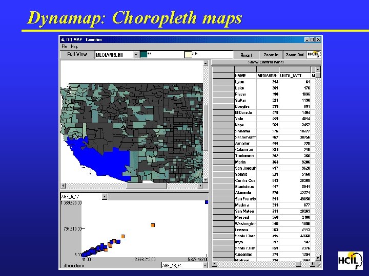 Dynamap: Choropleth maps 