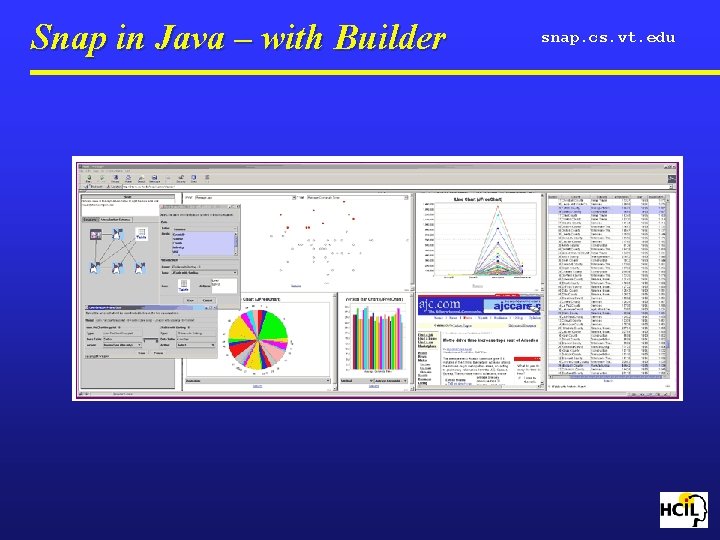 Snap in Java – with Builder snap. cs. vt. edu 