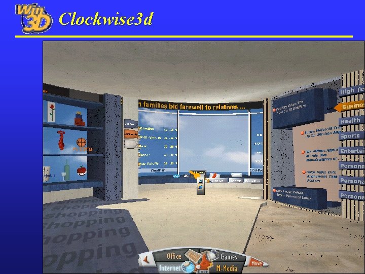 Clockwise 3 d 
