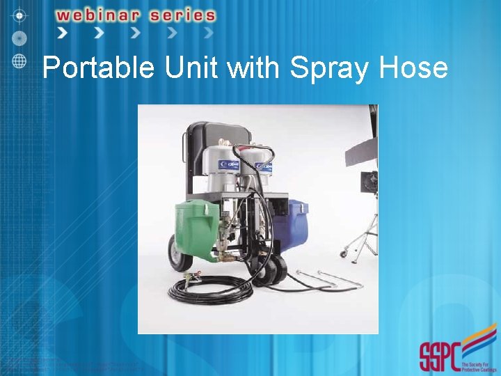 Portable Unit with Spray Hose 