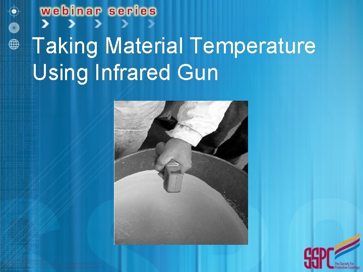 Taking Material Temperature Using Infrared Gun 