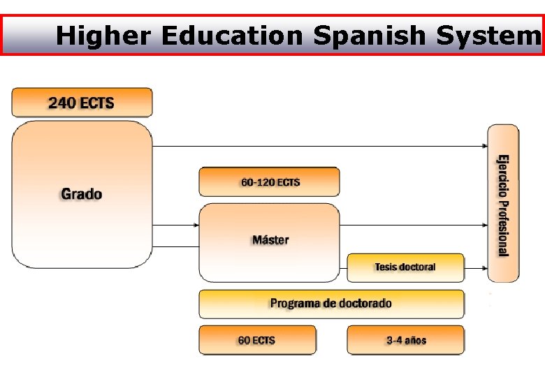 Higher Education Spanish System 
