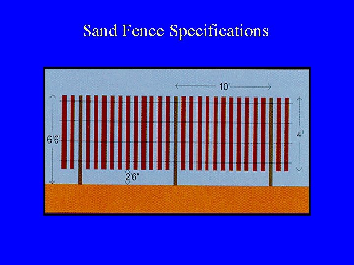 Sand Fence Specifications 
