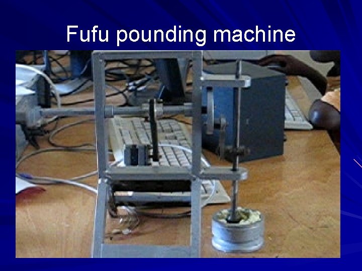 Fufu pounding machine 