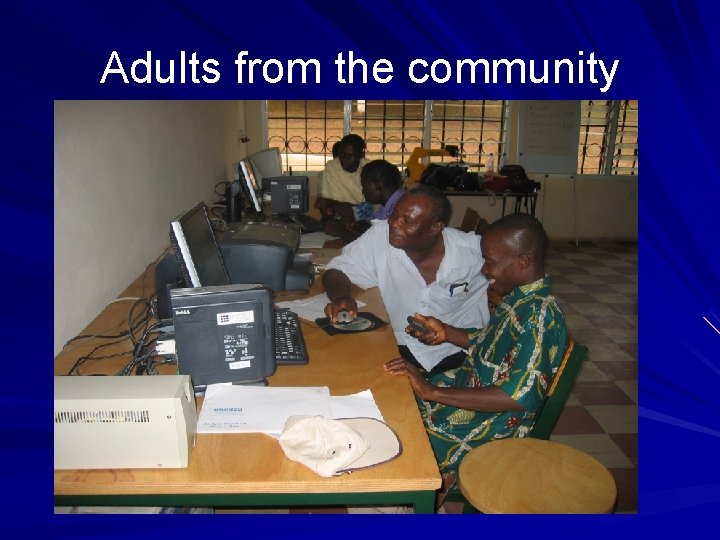 Adults from the community 