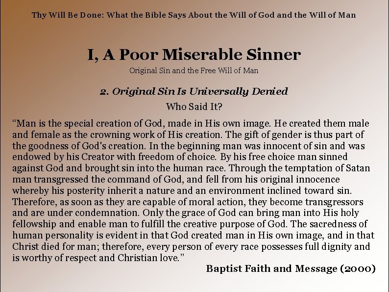 Thy Will Be Done: What the Bible Says About the Will of God and