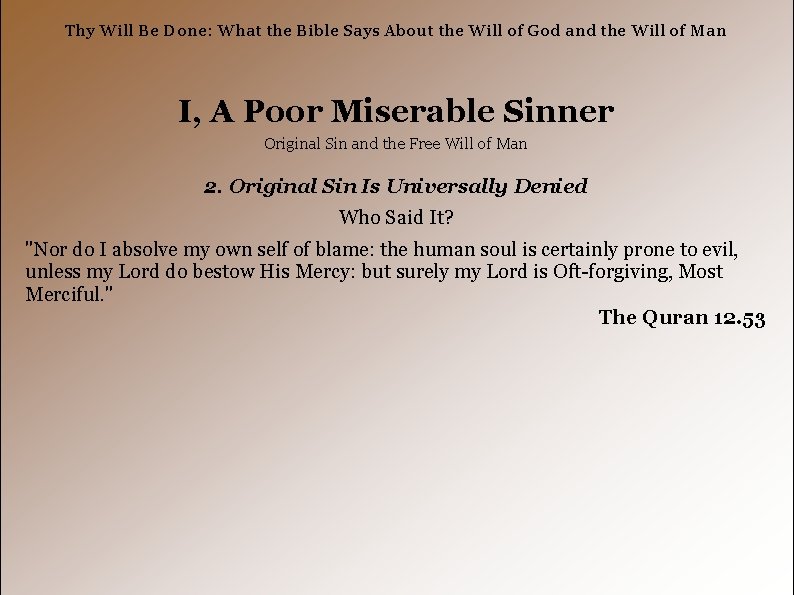 Thy Will Be Done: What the Bible Says About the Will of God and