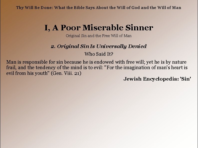 Thy Will Be Done: What the Bible Says About the Will of God and