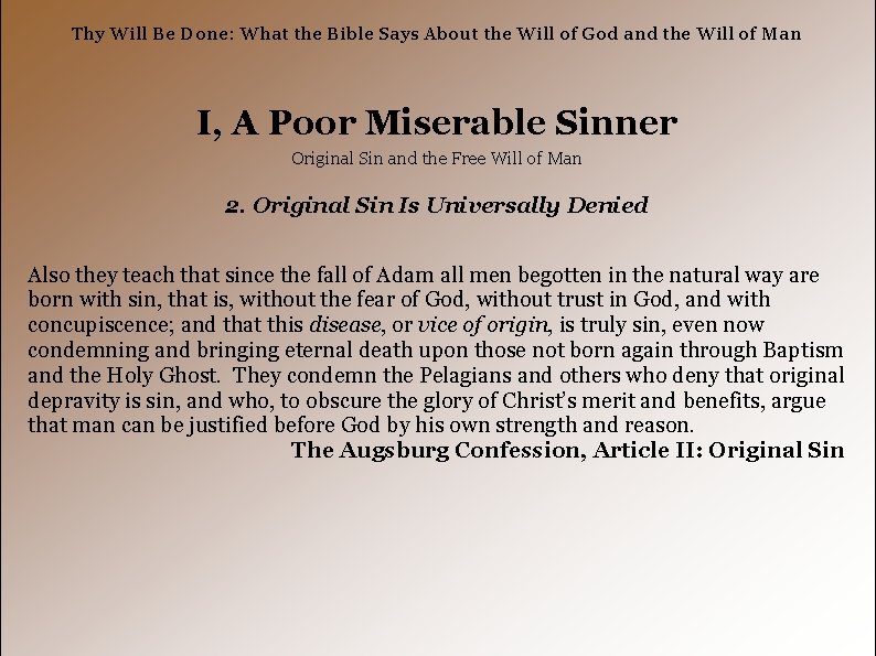 Thy Will Be Done: What the Bible Says About the Will of God and